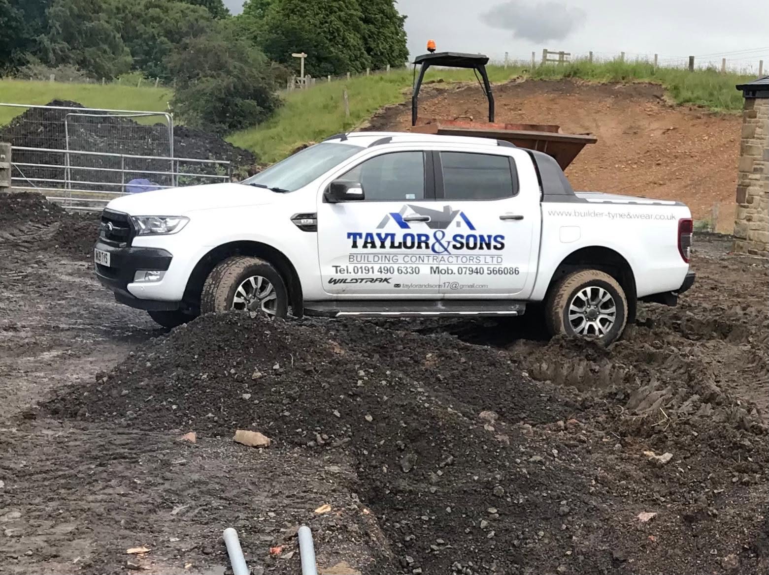 Taylor & Sons on site in the North East