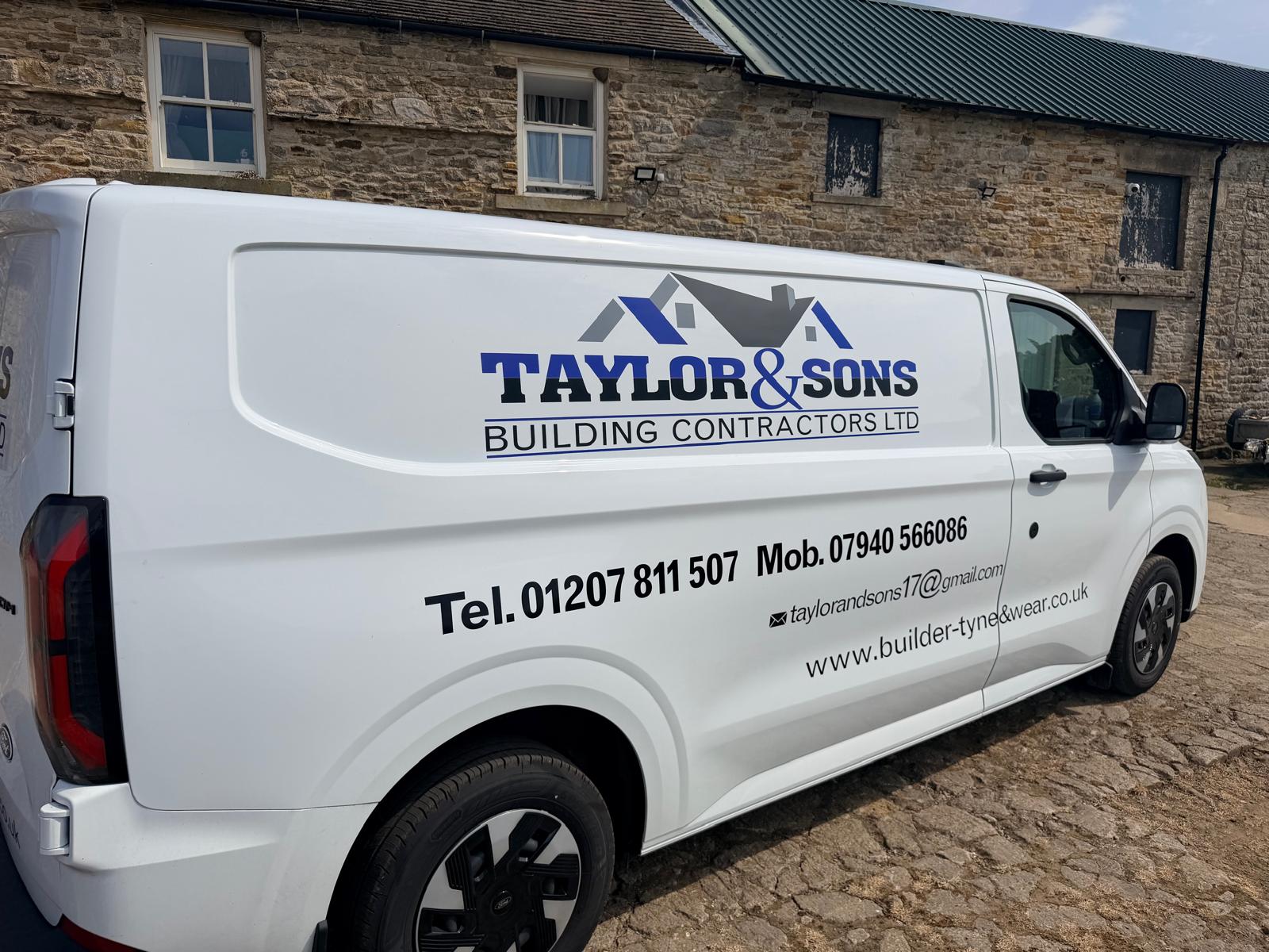 New signs on the vans — view 5