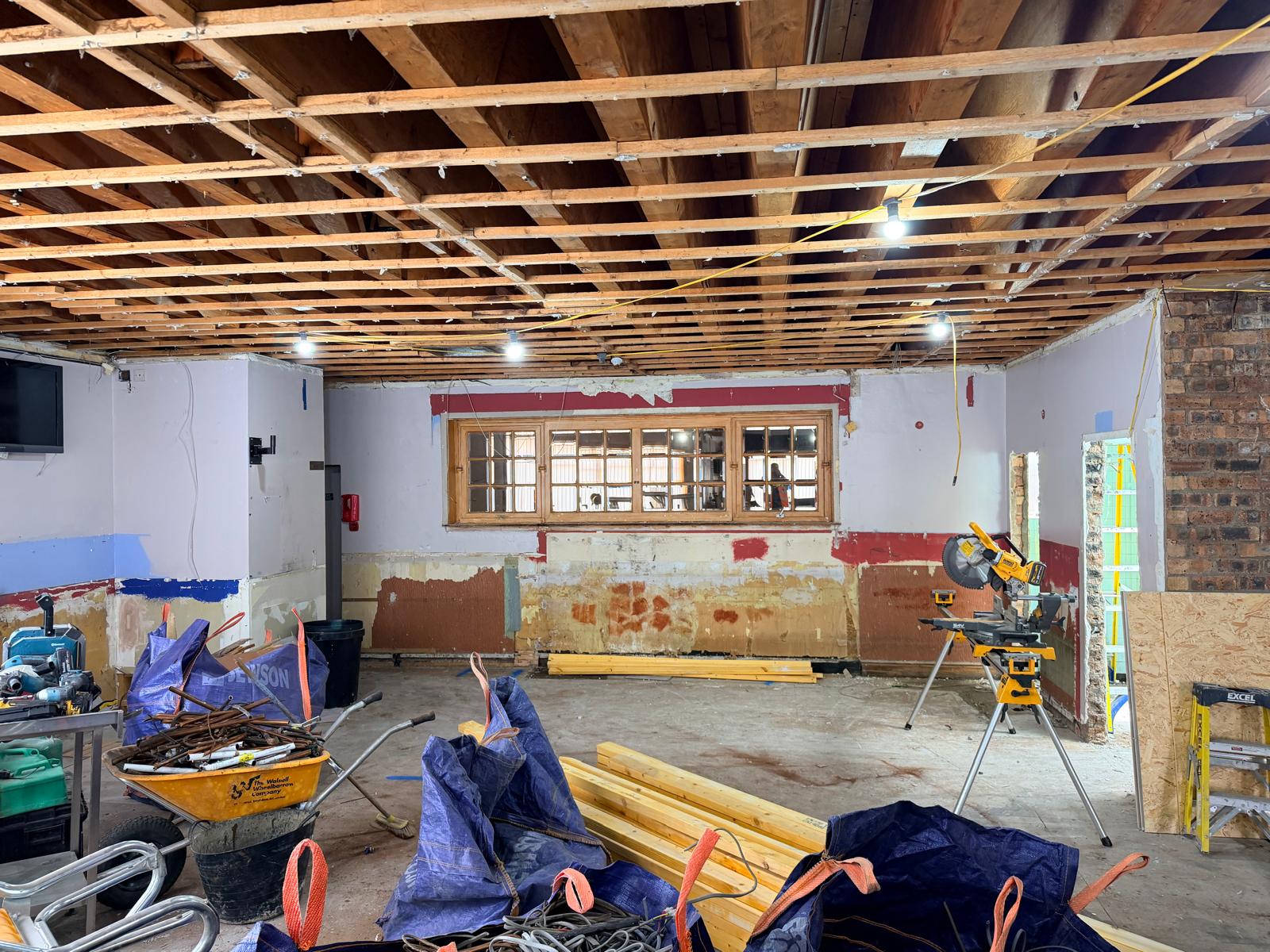 Thistle Bar Alloa — structural and first-fix works