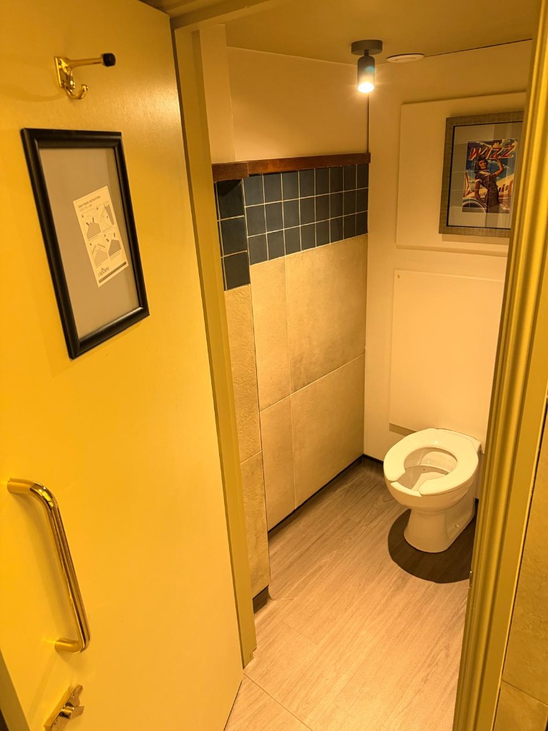 Completed — bar counter and terracotta tile front
